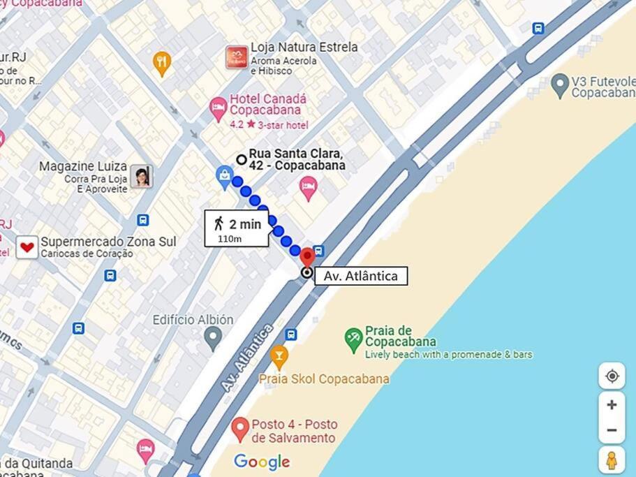 Apartamento Copa_110M Da Praia Рио де Жанейро Екстериор снимка